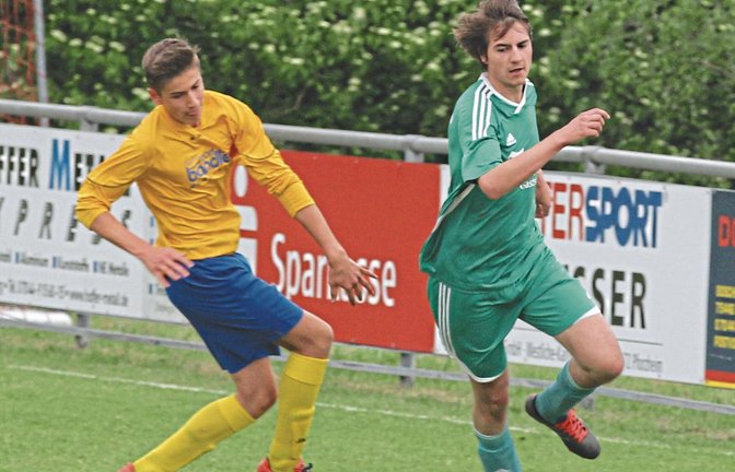 Elia Klein (rechts) und die SGM Großglattbach/Iptingen/Nussdorf wollen im Halbfinale nicht zuschauen.  Foto: Archiv/Nachreiner