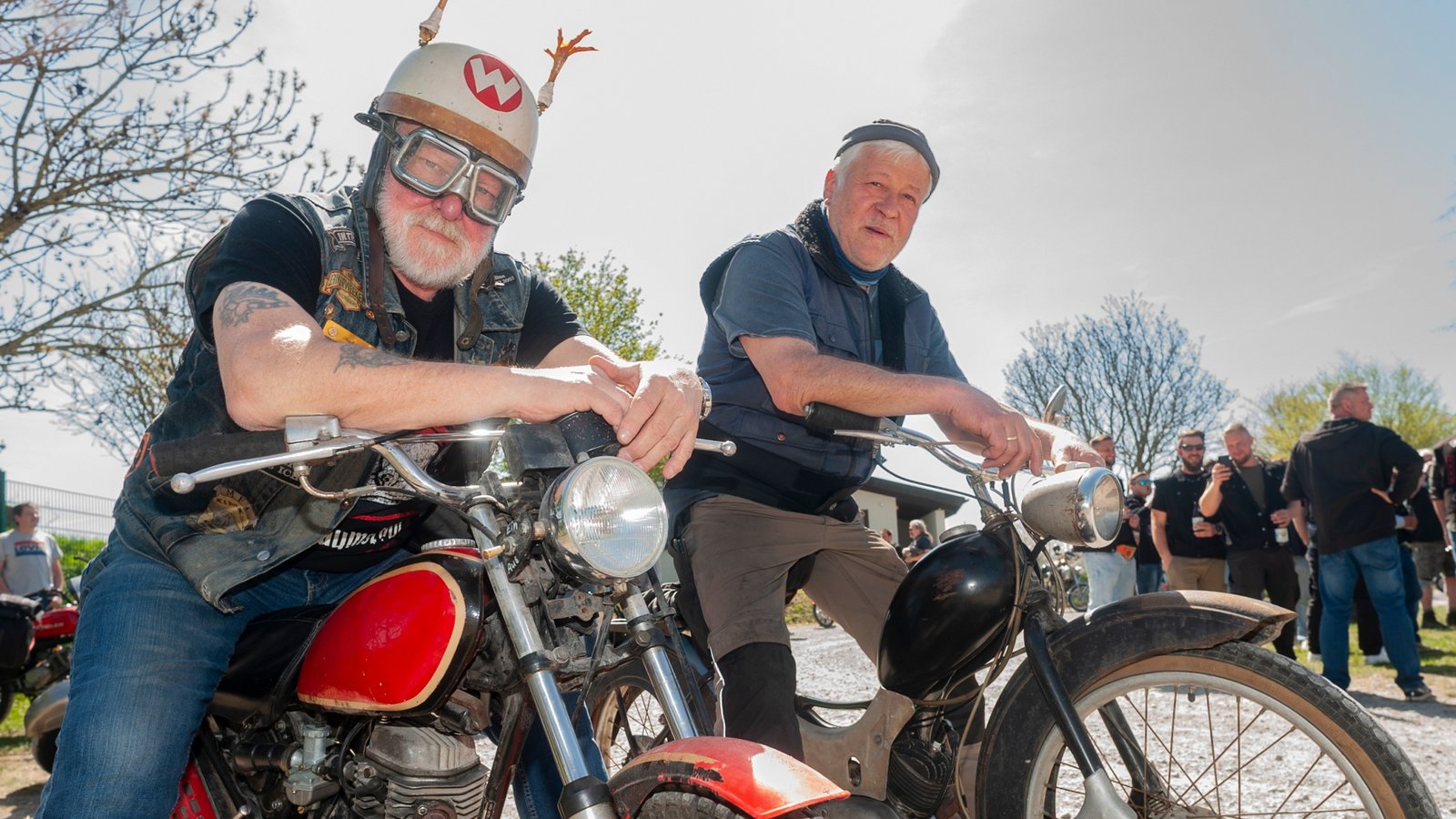 Hermann Aeckerle und Frank Feyler (von links) sind erstmals dabei.  Foto: Fotomoment