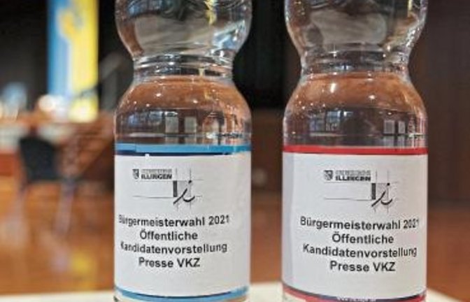 Coronakonform: persönliche Wasserflaschen.