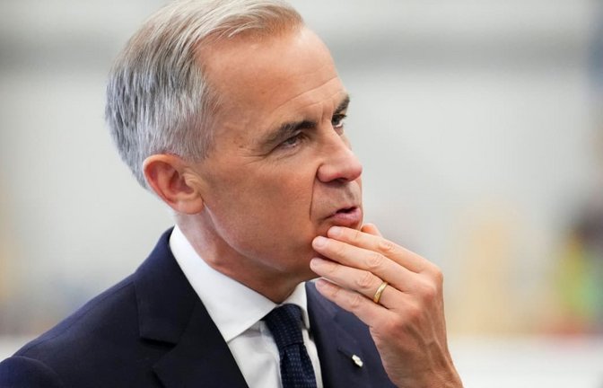Kanadas Premierminister Mark Carney kündigt Gegenzölle ab dem 8. September an (Archivbild).<span class='image-autor'>Sean Kilpatrick/The Canadian Press/dpa</span>