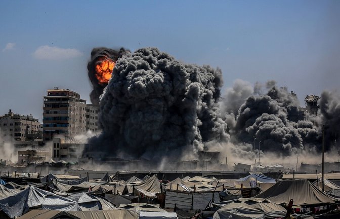 Israels Regierung nimmt Gaza unter Feuer – hier ein Bild vom 10. September – und auch die traditionelle Sicherheitspolitik ihres Landes.<span class='image-autor'>Foto: Imago/Anadolu Agency</span>