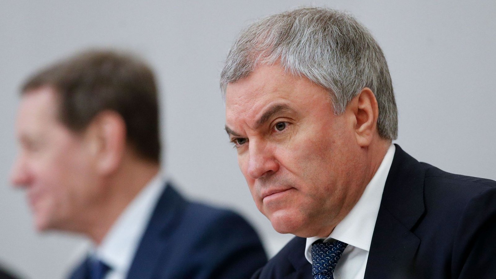 Wjatscheslaw Wolodin, Parlamentschef von Russland (Archivbild).Foto: -/AP/dpa Wjatscheslaw Wolodin, Parlamentschef von Russland (Archivbild).Foto: -/AP/dpa