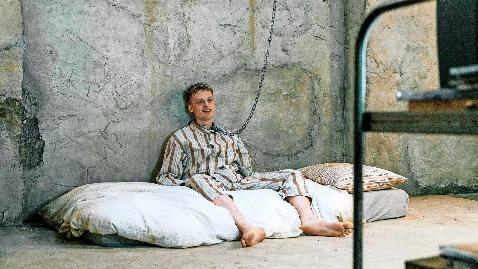 Im Keller in Ketten: Anson Boon als Antiheld Tommy in „Good Boy“.Foto: epd/Verleih