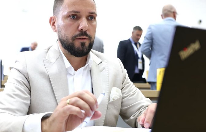 Tobias Rausch (AfD) sucht einen neuen Dienstwagen.<span class='image-autor'>Jan Woitas/dpa pool/dpa</span>