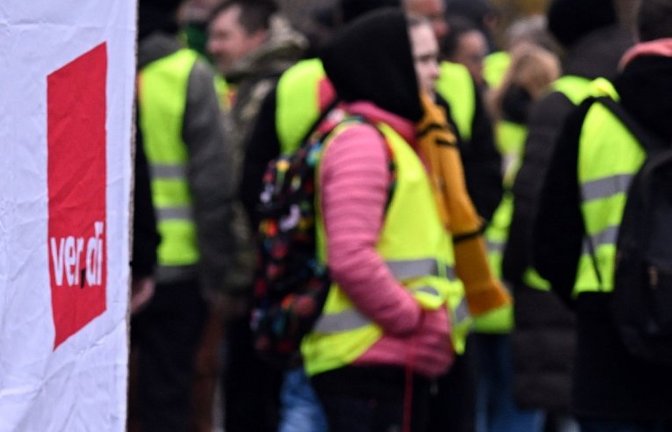 In Pforzheim wird zum Arbeitskampf aufgerufen.  Symbolbild: dpa/Archiv