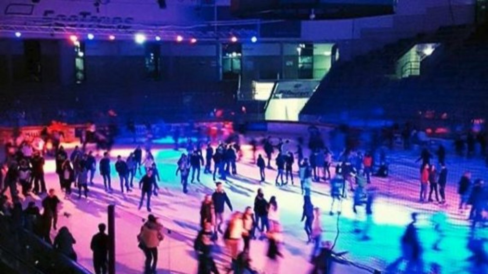 Eis-Saison in Bietigheim-Bissingen endet mit einer Eis-Disko Disco Foto: SWBB