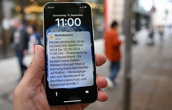 Bundesweiter Warntag mit Probealarm<span class='image-autor'>Bernd Weißbrod/dpa</span>