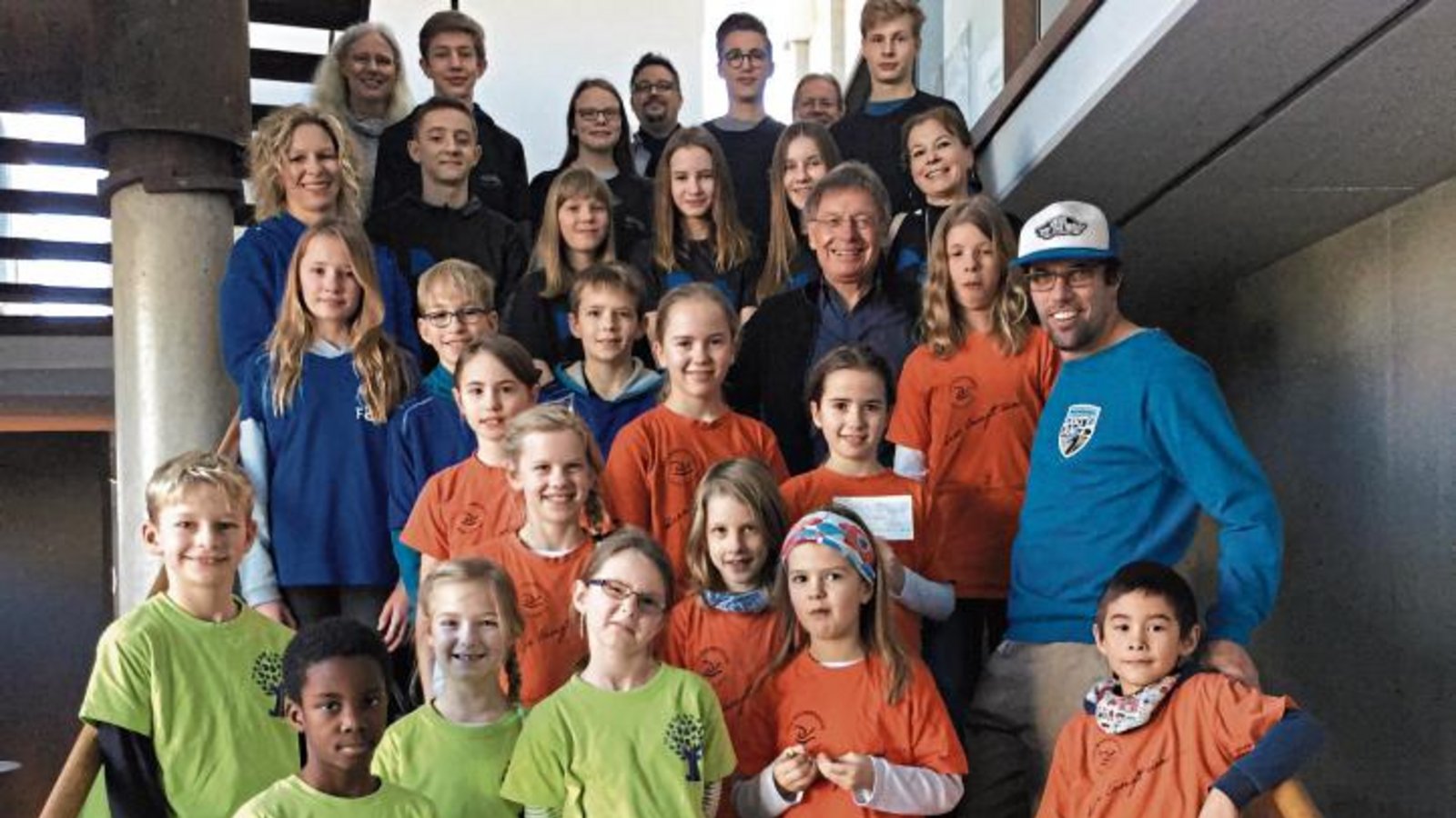 Auszeichnung der erfolgreichen Schulen im Kunstwerk in Nussdorf. Foto: p