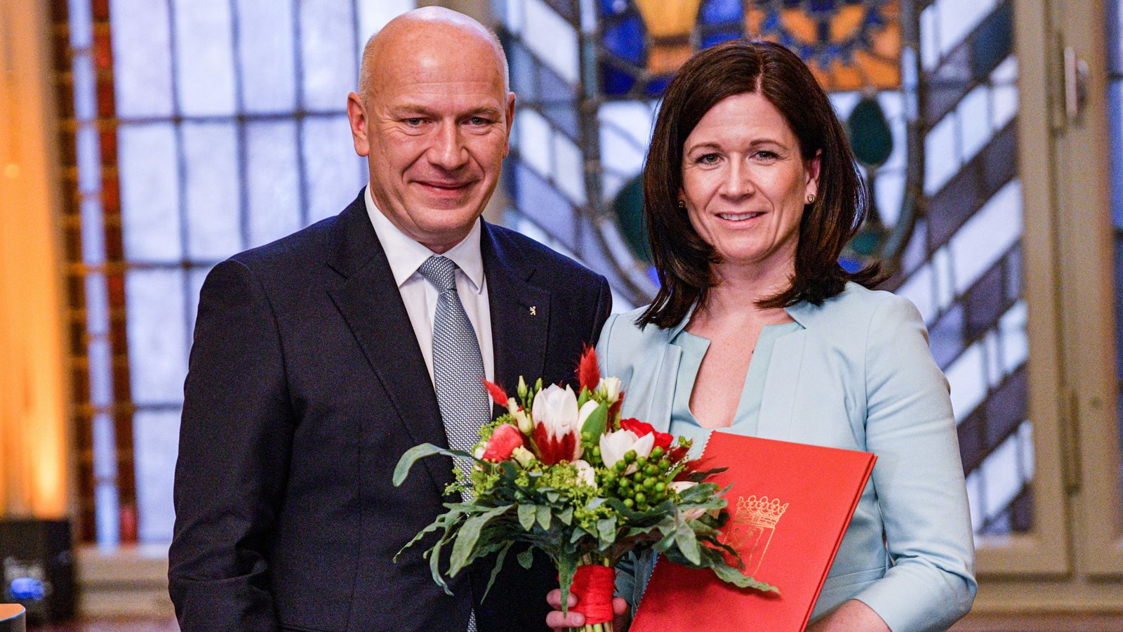 Der Regierender Bürgermeister Kai Wegner ernannte 2023 im Roten Rathaus Katharina Günther-Wünsch zur Senatorin für Bildung, Jugend und Familie.Foto: IMAGO/Funke Foto Services/IMAGO/ Der Regierender Bürgermeister Kai Wegner ernannte 2023 im Roten Rathaus Katharina Günther-Wünsch zur Senatorin für Bildung, Jugend und Familie.Foto: IMAGO/Funke Foto Services/IMAGO/