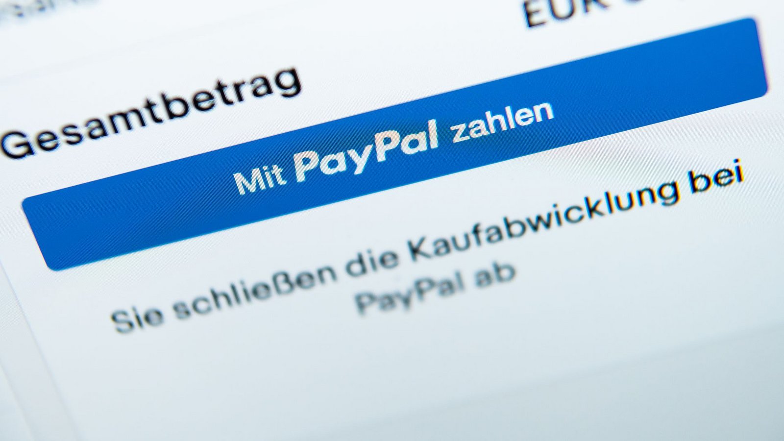 Bei Paypal ist ein Sicherheitssystem ausgefallen.Foto: Silas Stein/dpa/Silas Stein Bei Paypal ist ein Sicherheitssystem ausgefallen.Foto: Silas Stein/dpa/Silas Stein