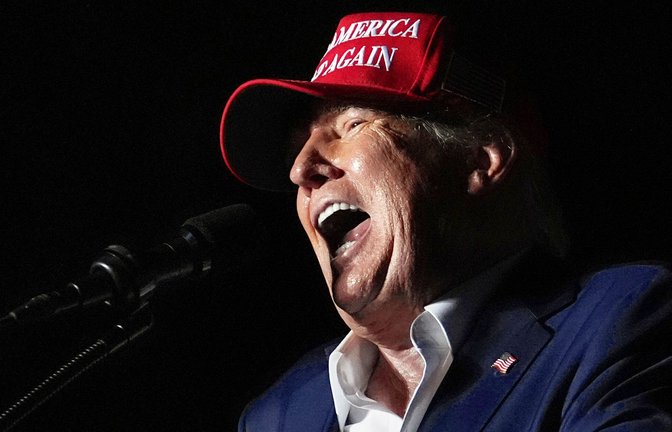 Leise geht bei Donald Trump nicht: Der Ex-Präsident ist alles andere als konfliktscheu – dies hat Folgen für die Wirtschaft, auch weltweit.<span class='image-autor'>Foto: dpa/Rebecca Blackwell</span>