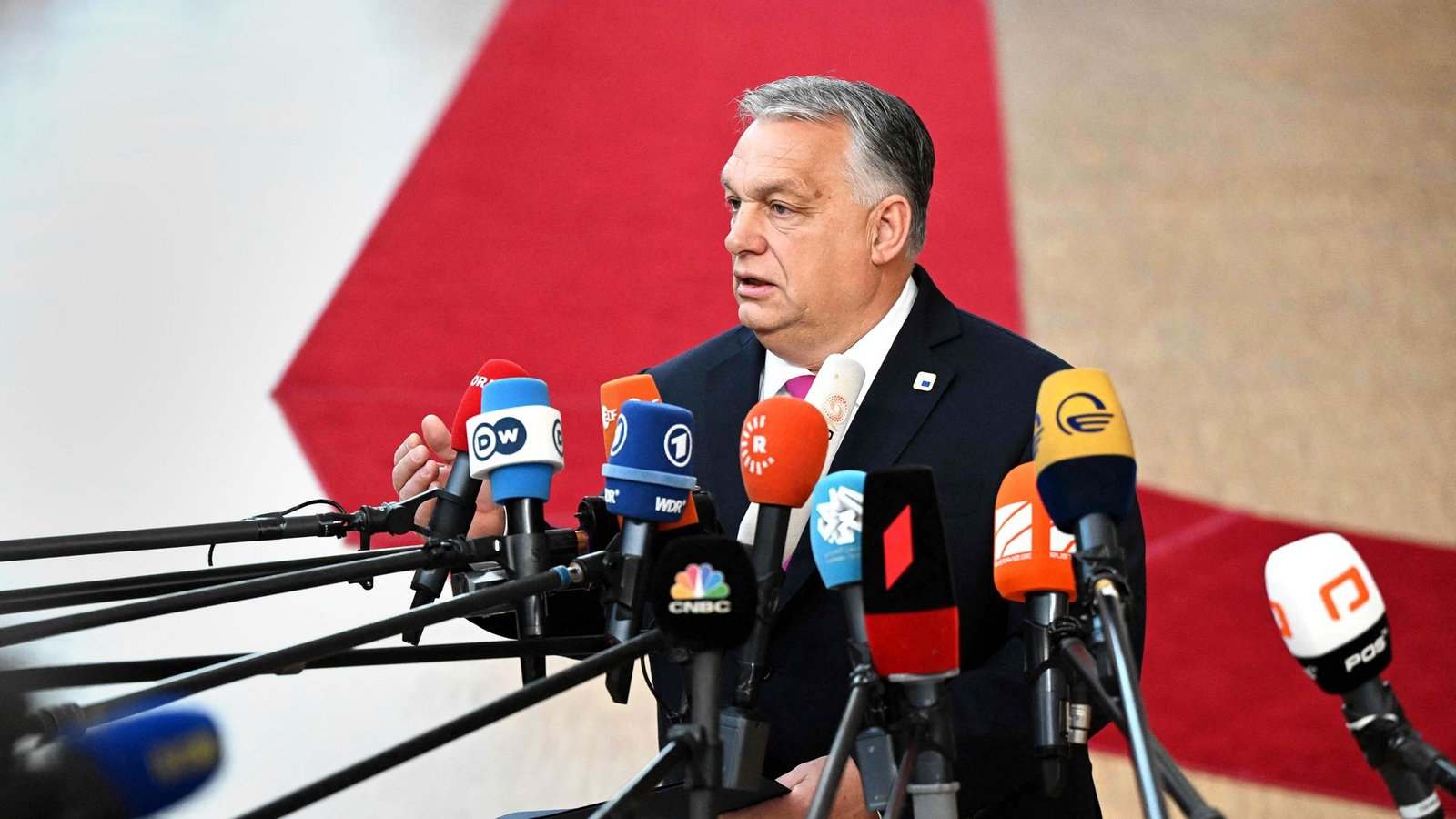 Viktor Orbán tritt in Brüssel selbstbewusst auf.Foto: AFP/John Thys Viktor Orbán tritt in Brüssel selbstbewusst auf.Foto: AFP/John Thys