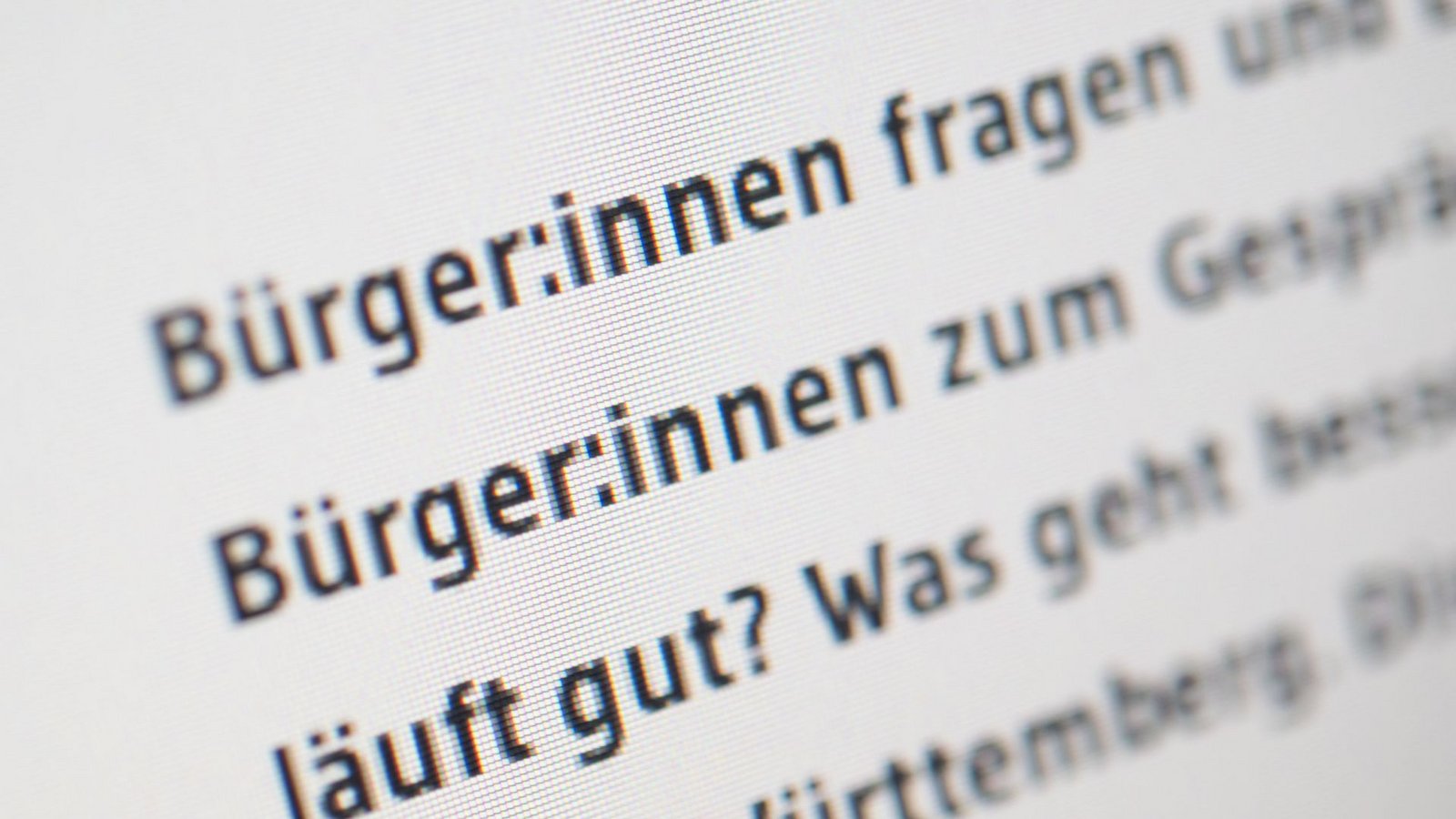Gender-Sonderzeichen sind in bayerischen Schulen und öffentlichen Einrichtungen künftig verboten.Foto: dpa/Marijan Murat Gender-Sonderzeichen sind in bayerischen Schulen und öffentlichen Einrichtungen künftig verboten.Foto: dpa/Marijan Murat