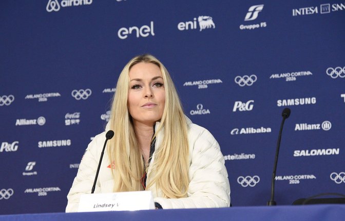 Lindsey Vonn hat sich das Kreuzband gerissen, will aber in der Olympia-Abfahrt starten.<span class='image-autor'>Foto: IMAGO/Independent Photo Agency Int.</span>