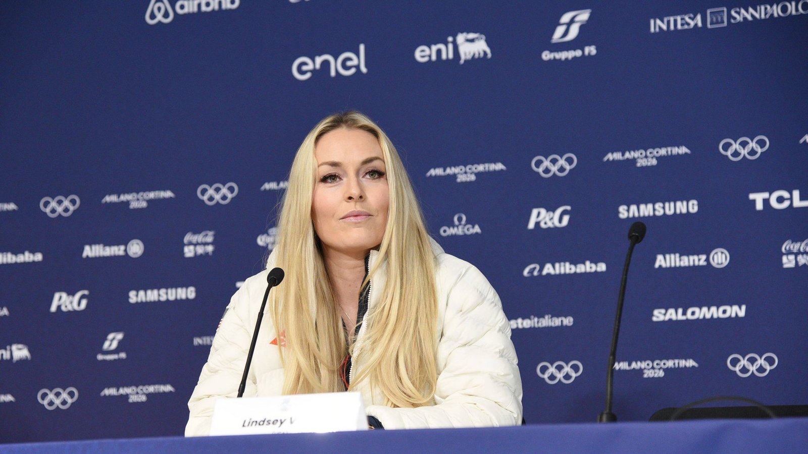 Lindsey Vonn hat sich das Kreuzband gerissen, will aber in der Olympia-Abfahrt starten.Foto: IMAGO/Independent Photo Agency Int.