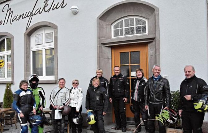 Die Kaffee Manufaktur in Bad Wildbad war das erste Ziel der Biker.  Foto: p
