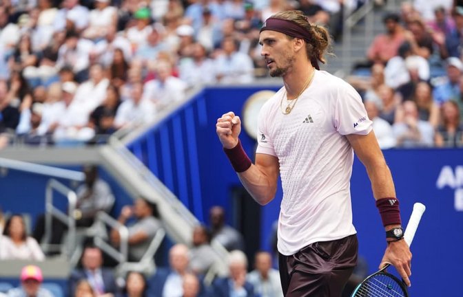 Alexander Zverev hat den US-Amerikaner Ben Shelton besiegt und sich den den Grans-Slam-Titel beim US-Open gesichert.<span class='image-autor'>Frank Franklin II/AP/dpa</span>
