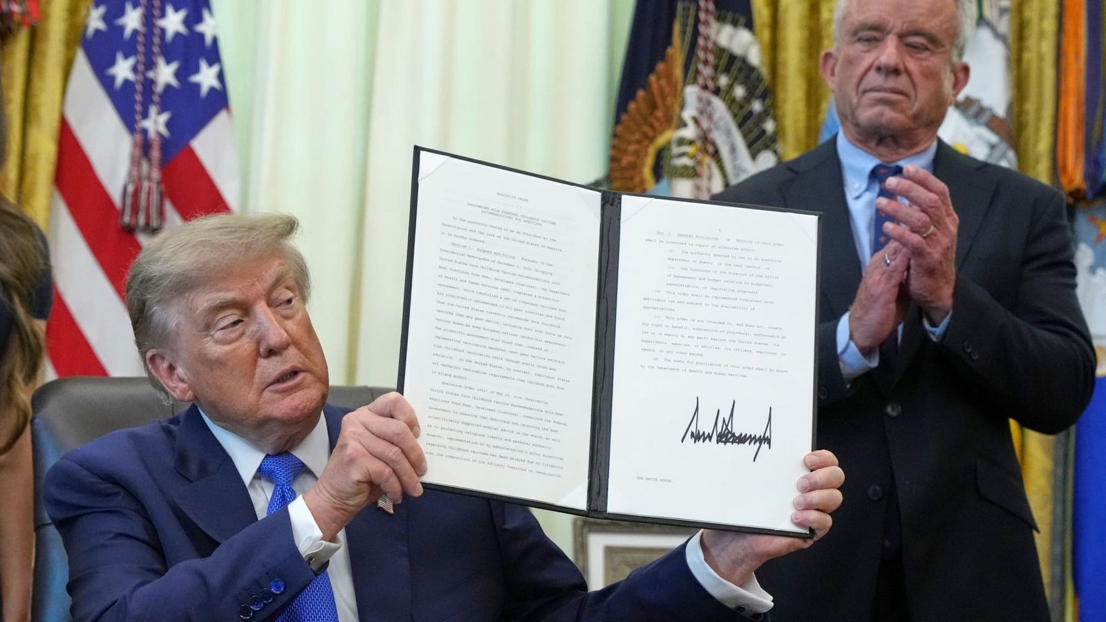 Trump räumte selbst ein, dass er sich auf unbelegte Behauptungen stütze.Jacquelyn Martin/AP/dpa Trump räumte selbst ein, dass er sich auf unbelegte Behauptungen stütze.Jacquelyn Martin/AP/dpa