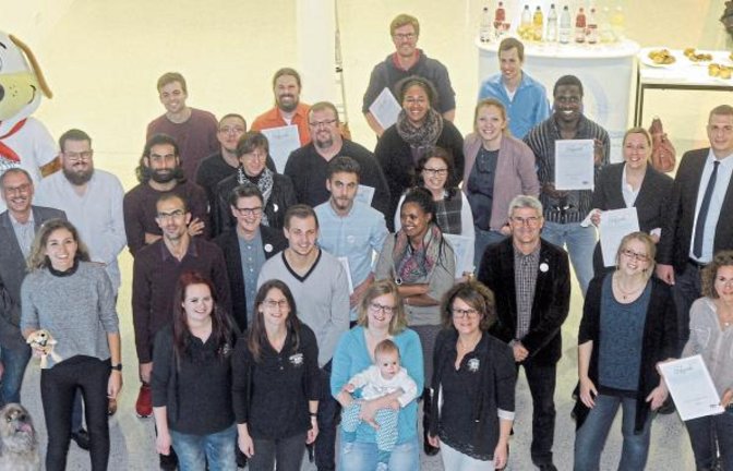 Auszeichnungen für acht Kreativprojekte in Sachsenheim. Foto: p