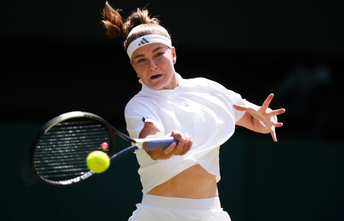 Karolina Muchova steht im Wimbledon-Finale der Frauen.<span class='image-autor'>Mike Egerton/PA Wire/dpa</span>