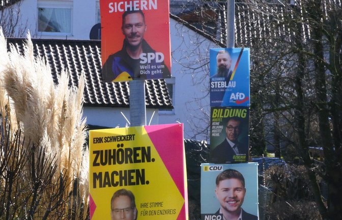 Auch im Wahlkreis Enz wird viel Wahlwerbung gemacht. <span class='image-autor'>Fotos: Küppers/p/Lux/Keller</span>