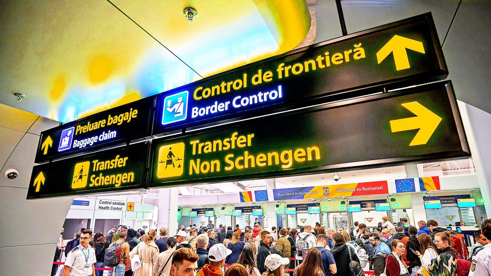 An Bukarests Flughafen Otopeni gelten nun die Schengen-Regeln.Foto: dpa/Andreea Alexandru An Bukarests Flughafen Otopeni gelten nun die Schengen-Regeln.Foto: dpa/Andreea Alexandru