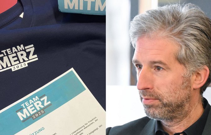 Friedrich Merz’ Wahlkampf-Team sendet Grüße ins Tübinger Rathaus, nachdem sich OB Boris Palmer für den CDU-Chef als Kanzler ausgesprochen hatte.<span class='image-autor'>Foto: Facebook-Seite Boris Palmer/, dpa/Bernd Weißbrod</span>