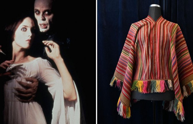 Wie wär’s zum Beispiel mit dem Nachthemd, das Isabelle Adjani in „Nosferatu“ getragen hat, oder mit einem Poncho aus „Aguirre“?<span class='image-autor'>Foto: imago images/Everett Collection, Auktionshaus von Brühl</span>