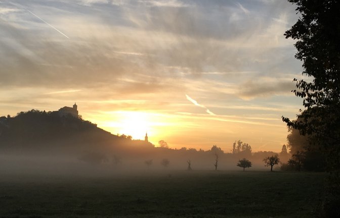 Morgenstimmung über Vaihingen. <span class='image-autor'>Foto: Urban</span>