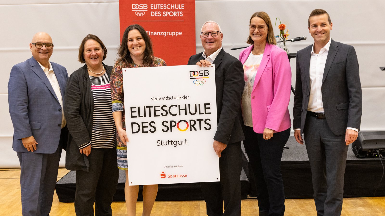 Die Freude über die "Eliteschule des Sports" in Ludwigsburg ist groß. Foto: DOSB Die Freude über die "Eliteschule des Sports" in Ludwigsburg ist groß. Foto: DOSB