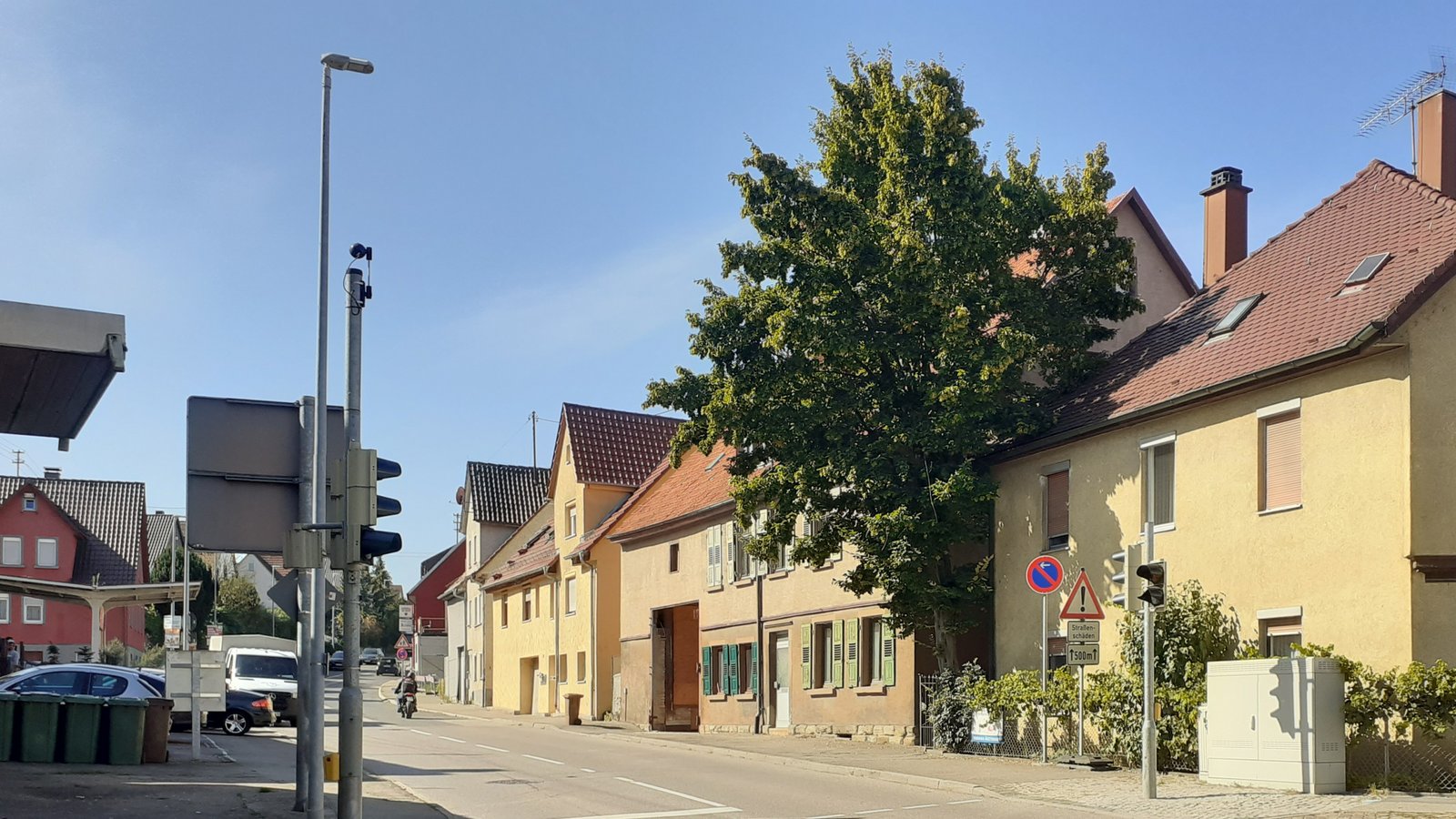 In der Vaihinger Straße soll eine Neubebauung durch die Gemeinde erfolgen.  Foto: Glemser