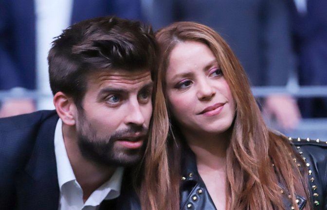 Mittlerweile getrennt: Sängerin Shakira und Fußballprofi Gerard Pique 2019 in Madrid.<span class='image-autor'>Foto: Raúl Terrel/Europa Press/dpa</span>