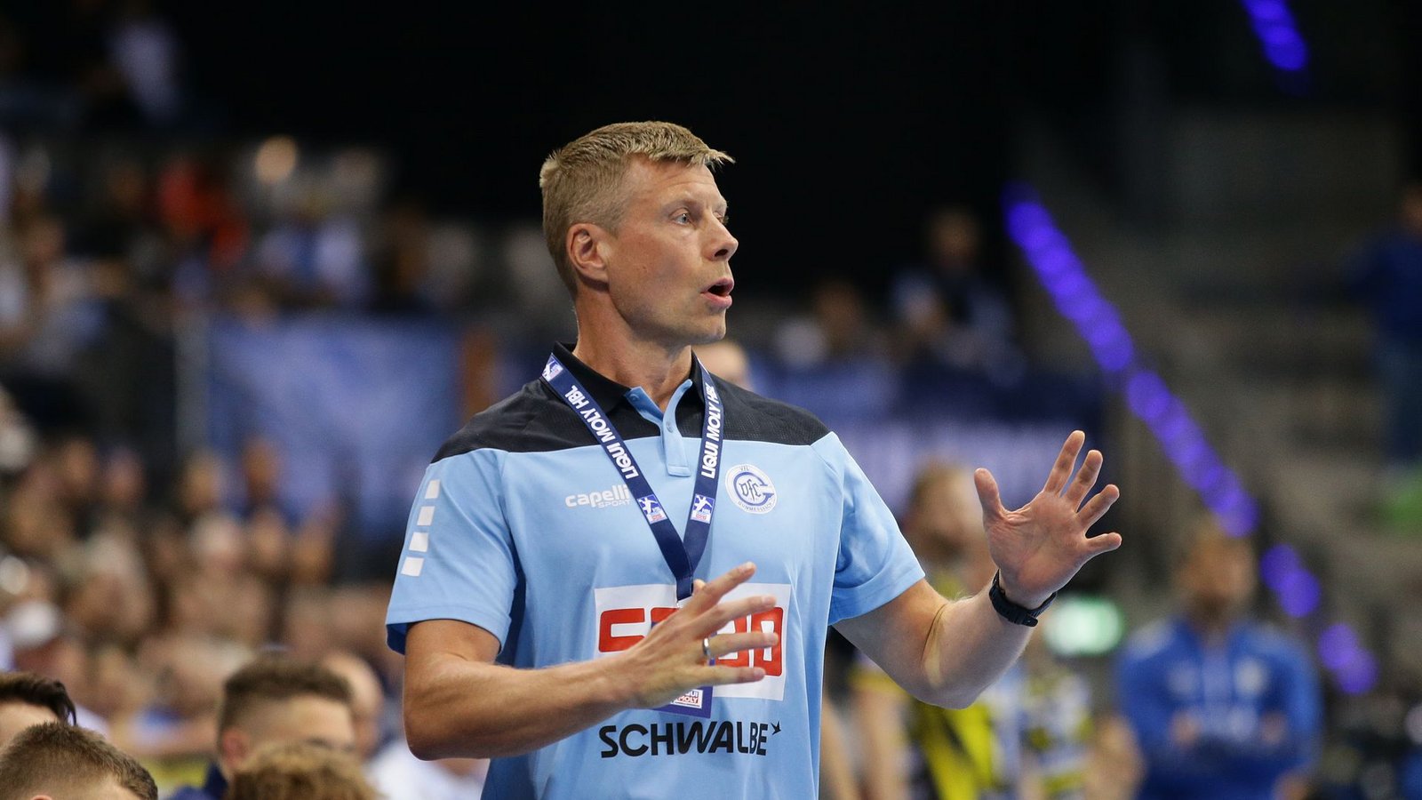 VfL-Trainer Gudjon Valur Sigurdsson konnte zufrieden sein.Foto: Pressefoto Baumann/Hansjürgen Britsch