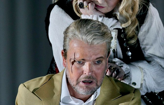 Tomasz Konieczny als Wotan während der Bayreuther Festspiele 2022.<span class='image-autor'>Foto: Enrico Nawrath/Festspiele Bayreuth/dpa</span>