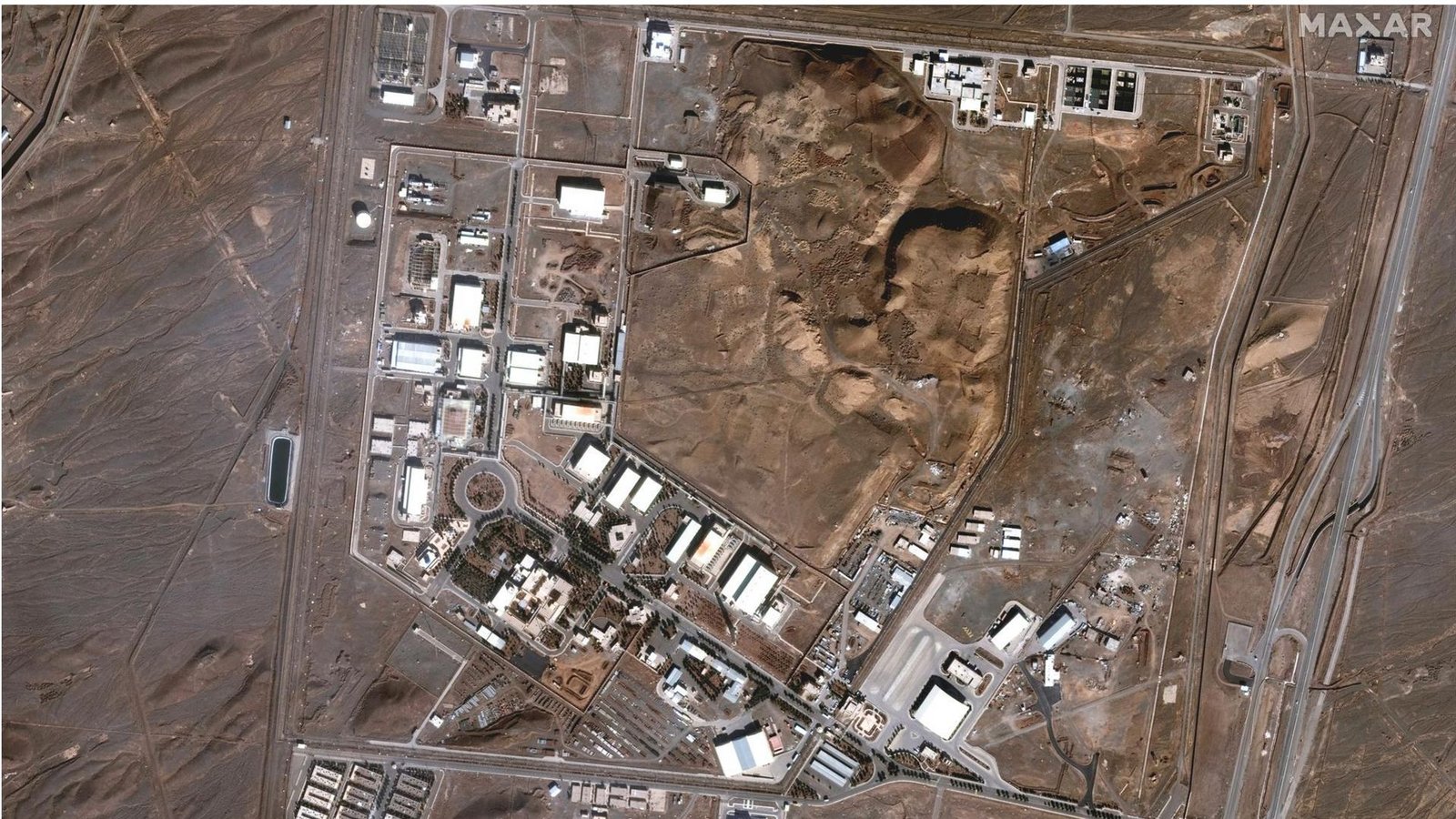 Die iranische Atomanlage in Natanz vor den ersten Bombardierungen im Jahr 2025.Foto: dpa/AP Die iranische Atomanlage in Natanz vor den ersten Bombardierungen im Jahr 2025.Foto: dpa/AP