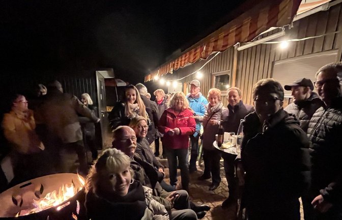 Frostgrillen bei zweistelligen Plusgraden kann auch schön sein.  <span class='image-autor'>Foto: Schreiner</span>
