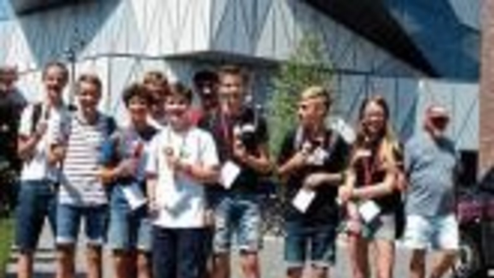 Vaihinger Gymnasiasten auf der Experimenta.  Foto: p