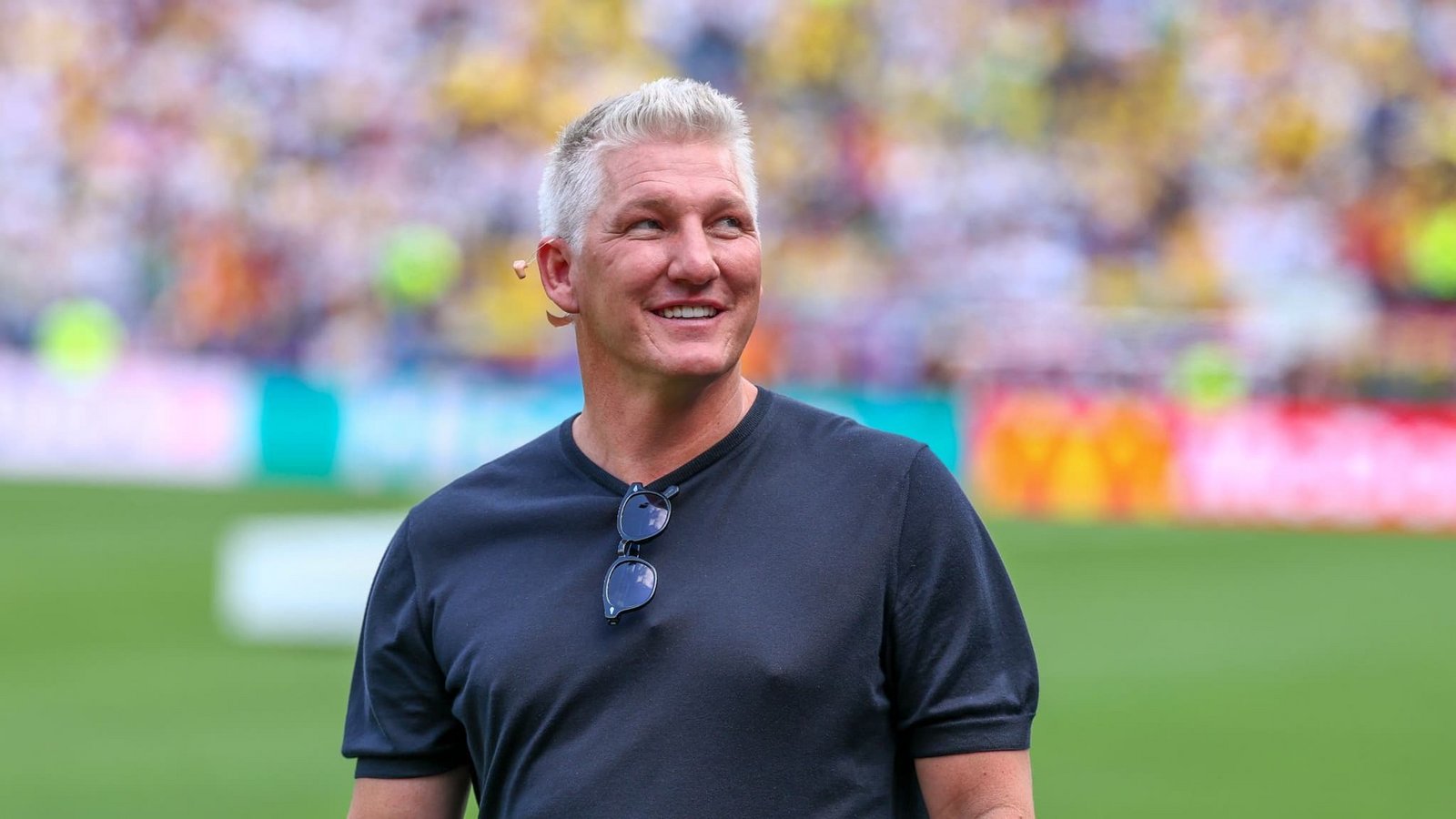 Bastian Schweinsteiger ist bei der WM als TV-Experte im Einsatz. (Archivbild)Jan Woitas/dpa Bastian Schweinsteiger ist bei der WM als TV-Experte im Einsatz. (Archivbild)Jan Woitas/dpa
