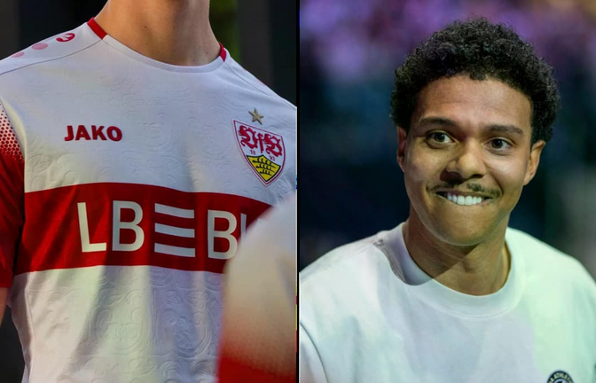 Der Streamer und Fußballer Niklas-Wilson Sommer hat die aktuellen VfB-Trikots bewertet.<span class='image-autor'>IMAGO/Marco Bader, VfB Stuttgart</span>