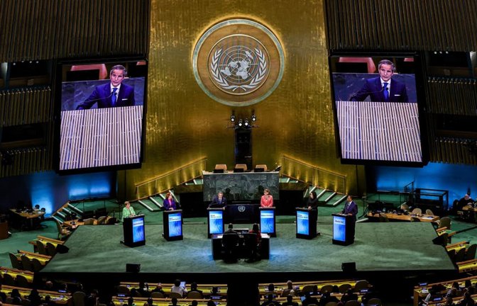 Nur die USA stimmten dagegen - sie sehen in dem Vorstoß ein ideologisch motiviertes Projekt.<span class='image-autor'>Bianca Otero/ZUMA Press Wire/dpa</span>