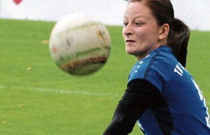 Julia Igel hat in allen vier Spielen des TV Vaihingen mit ausgeholfen. Foto: Küppers