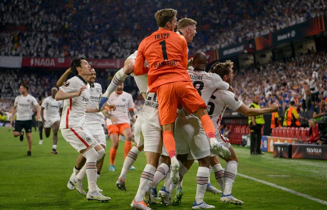 Eintracht Frankfurt triumphiert in Sevilla<span class='image-autor'>Foto: AFP/JORGE GUERRERO</span>