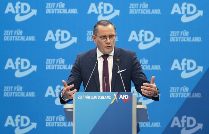 Ein Verehrer Putins: AfD-Chef Tino Chrupalla<span class='image-autor'>Foto: dpa</span>