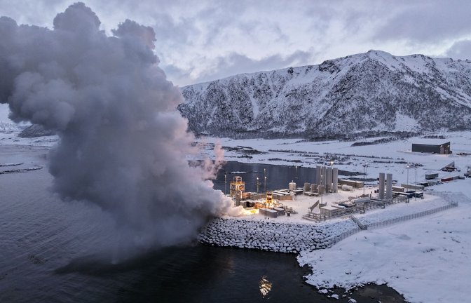 Die Vorbereitungen zum zweiten Testflug am Weltraumbahnhof in Norwegen. (Handout)<span class='image-autor'>Foto: -/Isar Aerospace/dpa</span>