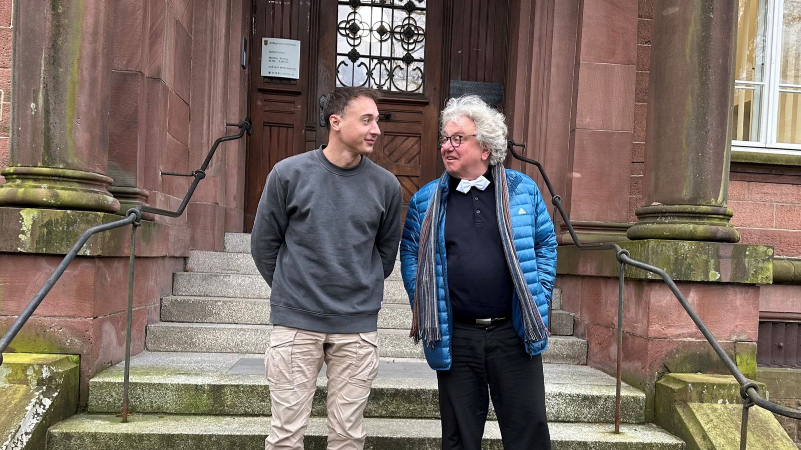 Tiktok-Star Maurizio Pastore aus dem Schwarzwald (links) mit seinem Anwalt Rechtsanwalt Christoph NixFoto: StZN/Lea Krug Tiktok-Star Maurizio Pastore aus dem Schwarzwald (links) mit seinem Anwalt Rechtsanwalt Christoph NixFoto: StZN/Lea Krug