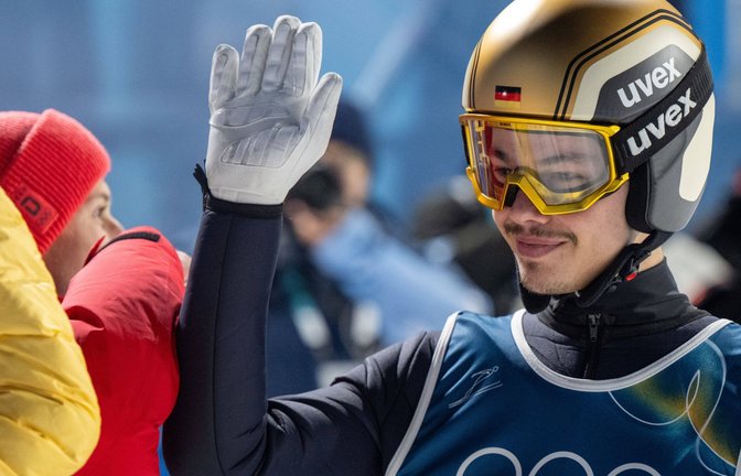 Die Zuversicht ist groß: Für Olympiasieger Philipp Raimund geht es jetzt auf die Großschanze.<span class='image-autor'>Foto: Imago/GEPA pictures</span>
