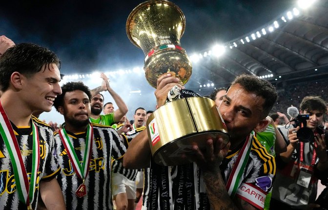 Rekordsieger Juventus Turin hat zum 15. Mal den italienischen Fußball-Pokal gewonnen.<span class='image-autor'>Foto: Gregorio Borgia/AP</span>