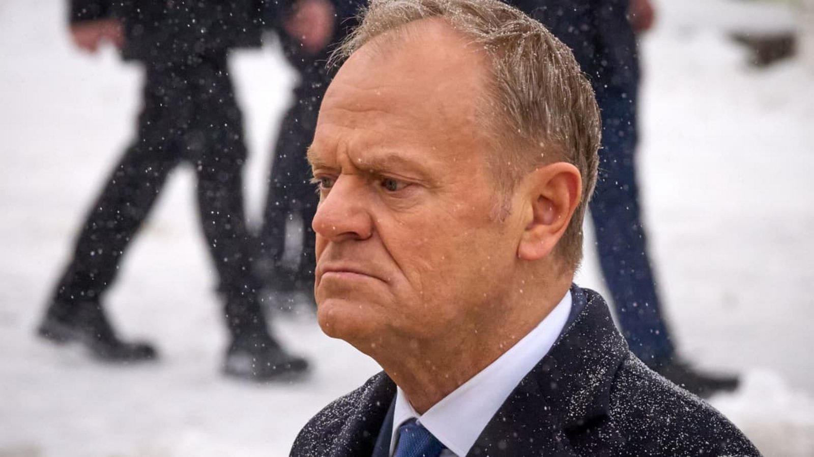 Polens Ministerpräsident Donald Tusk bei einem Besuch in der Ukraine.Efrem Lukatsky/AP/dpa