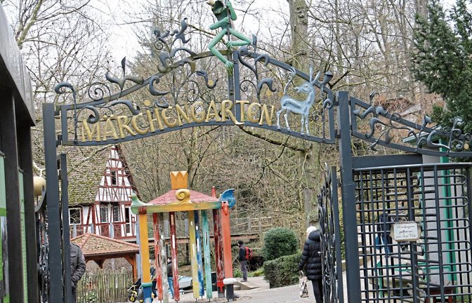 Der Märchengarten im Blüba erwacht heute wieder aus seinem Dornröschenschlaf.  Foto: Archiv