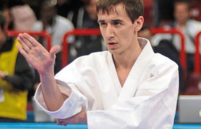 Michael Lesic hat bei der Karate-WM der Kämpfer mit Behinderung den zweiten Platz belegt. Damit steigerte sich der Vaihinger gegenüber der deutschen Meisterschaft deutlich.  Foto: Archiv/Grüner